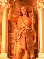 Crozet (Loire) - Nouvelle eglise - Statue - St Baptiste (01)